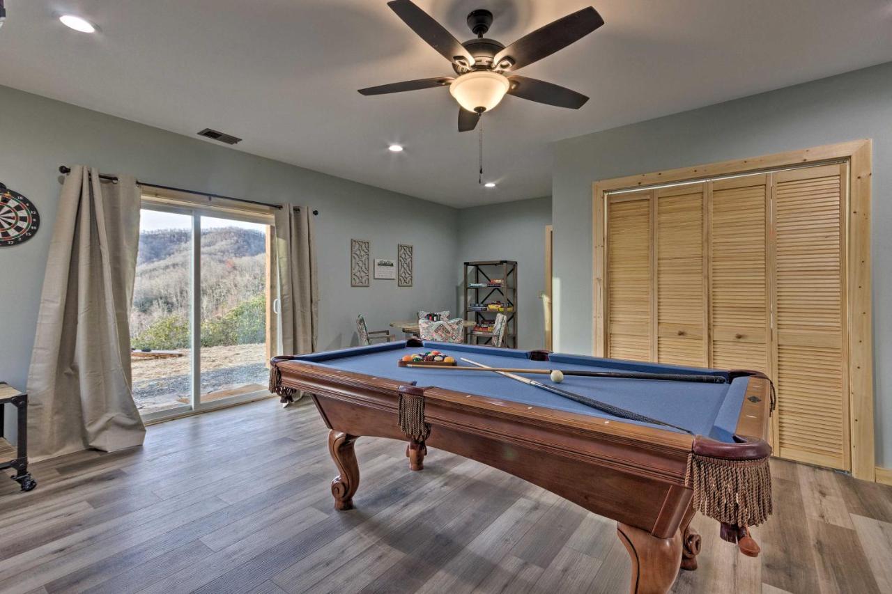 Hilltop Cabin On 5 Acres With Hot Tub And Waterfall! Bryson City Dış mekan fotoğraf