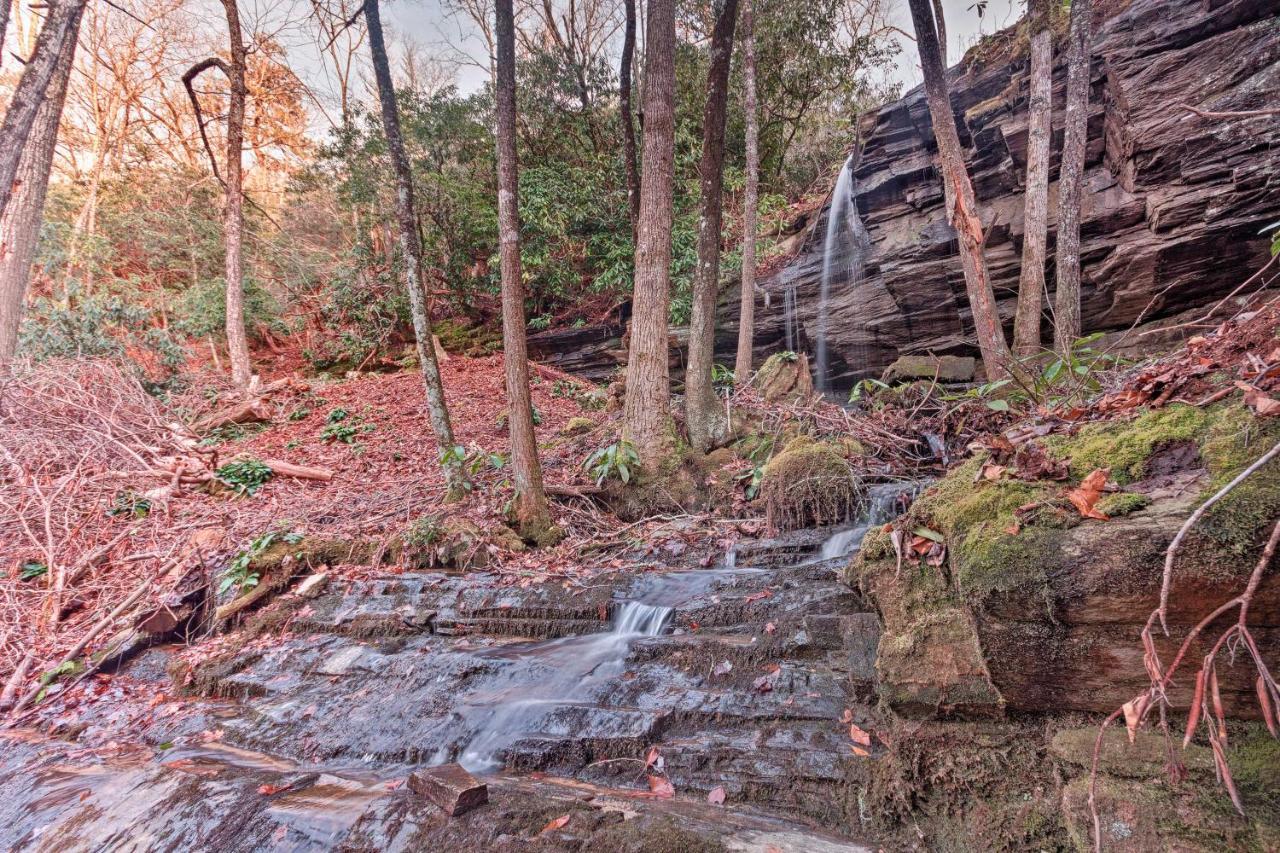 Hilltop Cabin On 5 Acres With Hot Tub And Waterfall! Bryson City Dış mekan fotoğraf