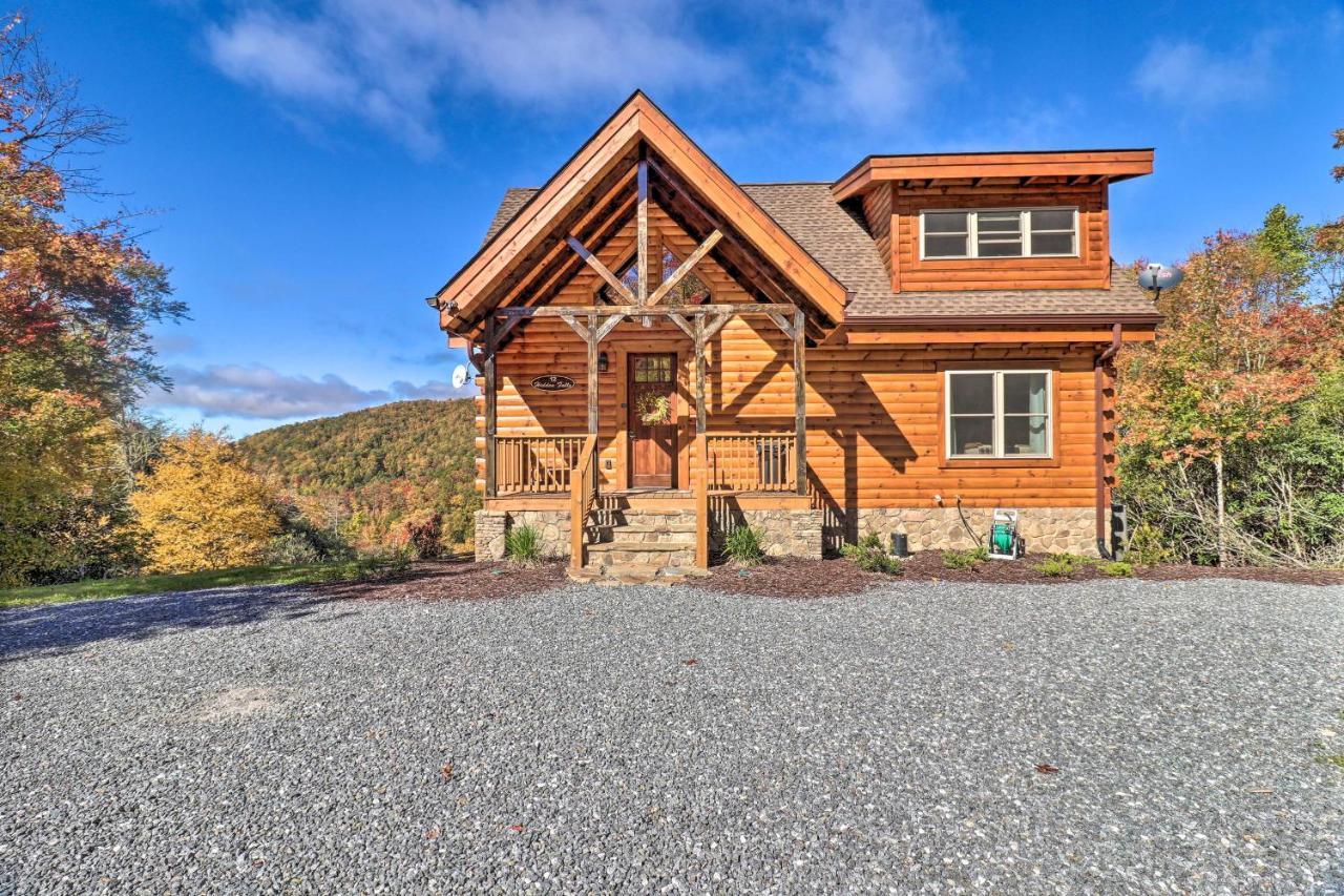 Hilltop Cabin On 5 Acres With Hot Tub And Waterfall! Bryson City Dış mekan fotoğraf