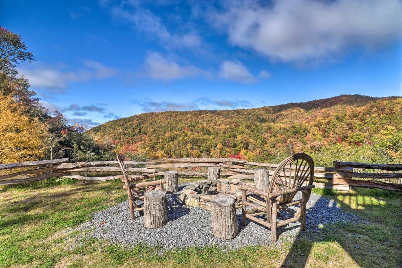 Hilltop Cabin On 5 Acres With Hot Tub And Waterfall! Bryson City Dış mekan fotoğraf