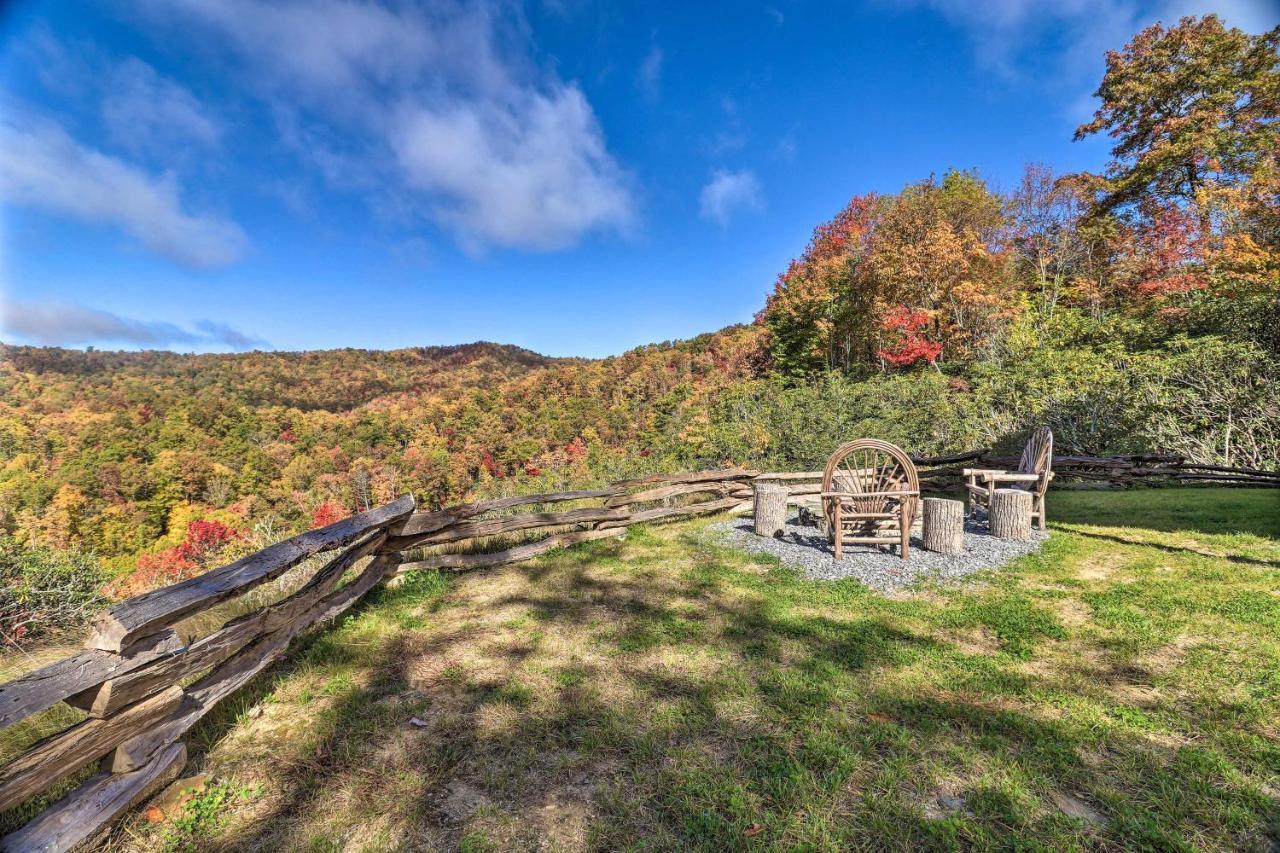 Hilltop Cabin On 5 Acres With Hot Tub And Waterfall! Bryson City Dış mekan fotoğraf